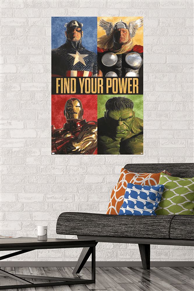 Marvel Comics - Avengers Grid Wall Poster, 22.375" x 34"