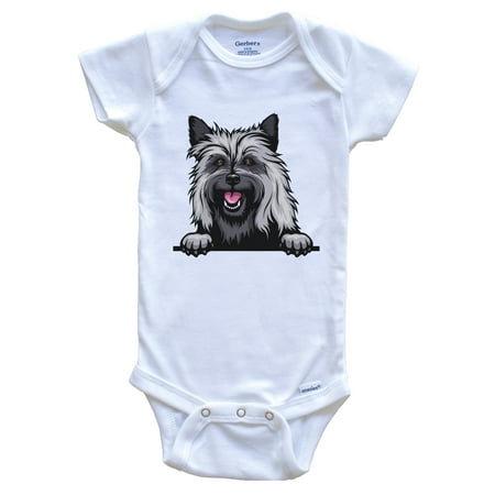 

Cairn Terrier Dog Breed Cute One Piece Baby Bodysuit 3-6 months white