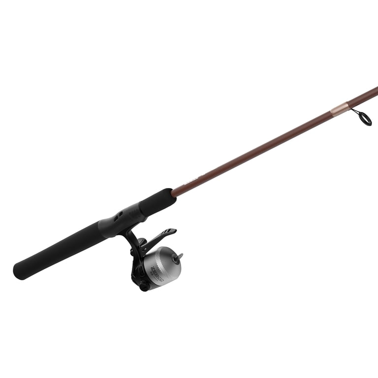 Zebco 33 Micro Trigger Spincast Reel and Fishing Rod Combo, 6-Foot
