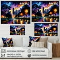 thumbnail image 4 of Designart Colorful Houston Texas Canvas Wall Art, 4 of 5