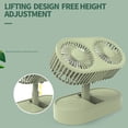 thumbnail image 3 of Desk Fan Adjustable USB Powered 3 Speeds Double Motor Foldable Fan for Home, 3 of 10