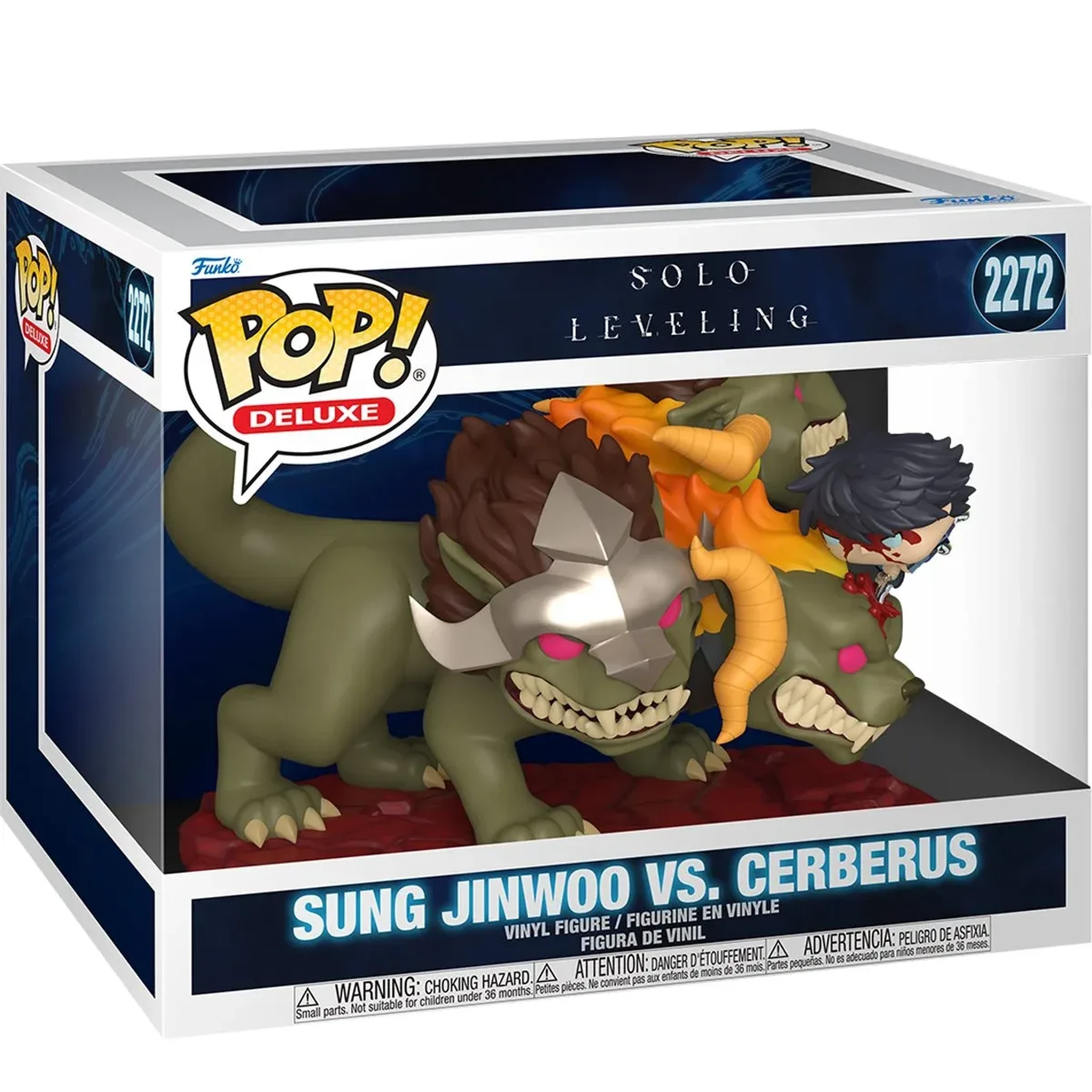 Funko Pop! Deluxe: Solo Leveling - Sung Jinwoo Vs Cerberus Vinyl Figure #2272