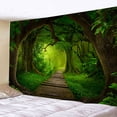 thumbnail image 1 of Tapiz de microtela con paisajes naturales y árboles forestales, 150 x 130 cm, 1 of 1