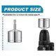 thumbnail image 4 of Paquete de 2 limpiadores de tuberías de cobre y metal con 2 cepillos reemplazables Cepillo de limpieza de tubos para taladro eléctrico (1/, 4 of 5