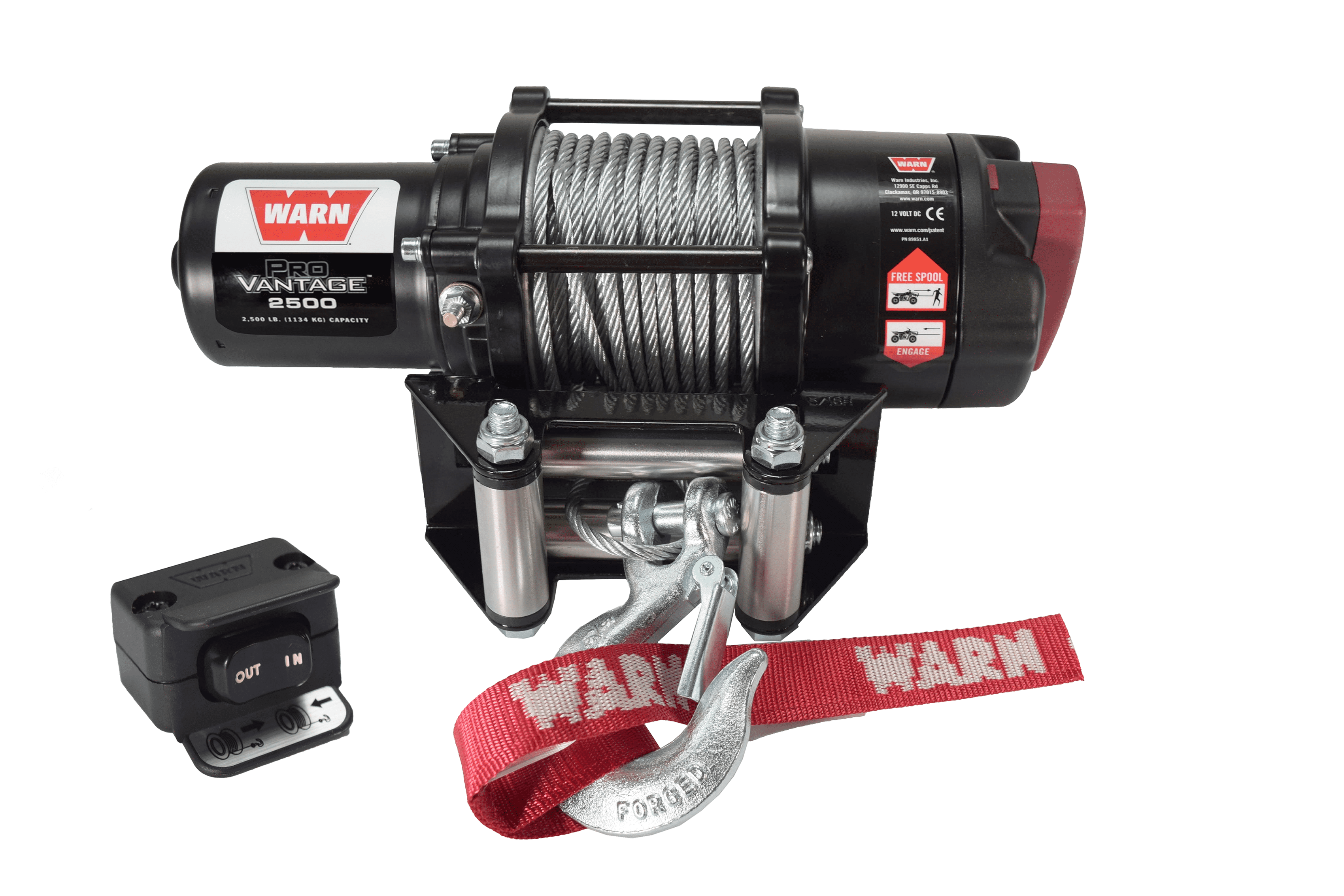 WARN 90250 ProVantage 2500 Winch 2500 lb. Capacity