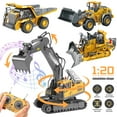 thumbnail image 2 of Welan remote control excavator toys, rechargeable remote control construction excavator vehicle toys, suitable for 8-12 years old children's educational birthday gifts Christmas gifts, 2 of 11