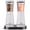 White, variant on Tomeem Electric Salt and Pepper Grinder Set Automatic Pepper Mill Shakers Adjustable Coarseness, 4.5 oz Capacity