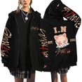 thumbnail image 1 of Sudadera con capucha y cremallera con estampado de tendencia Stray Kids I.N para hombre, 1 of 1