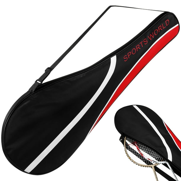 BRIGHTFUFU Bolsa para raquetas de bádminton, bolsa para guardar raquetas, bolsa organizadora para bádminton, artículos deportivos para bádminton