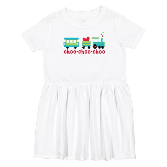 Inktastic Love Train Girls Toddler Dress