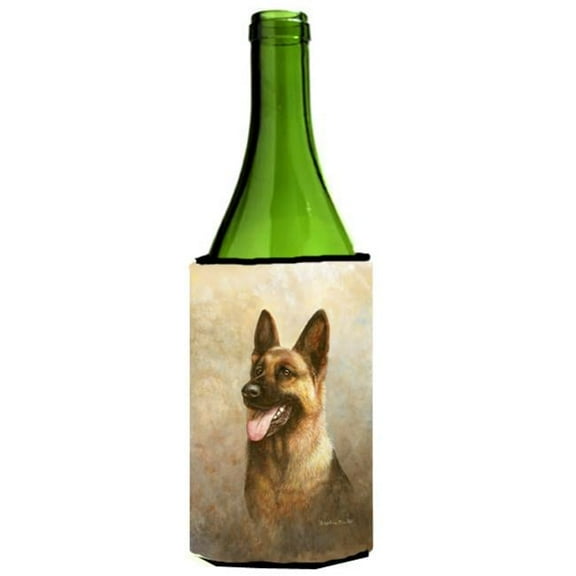Alsatian German Shepherd Wine Bottle Can cooler Hugger