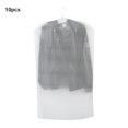 thumbnail image 2 of Polvo 10 Uds Ropa Colgante Bolsa De Ropa Traje Translúcido Abrigo Ropa Cubierta Antipolvo Bolsa De Almacenamiento, 2 of 7