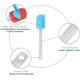 thumbnail image 2 of Silicone Kitchen Spatula, Silicone Utensils 4 Pack as Non-Stick Cooking Utensils, 2 of 5