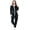 Black, variant on Women Plain Onesies – Fleece One-Piece Hooded Plain Onesie for Women, Zip-up Unisex Playsuit Jumpsuit Pajamas for Adults