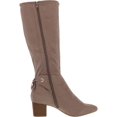 thumbnail image 2 of Charter Club Womens Jaccque Tall Block Heel Mid-Calf Boots, 2 of 5