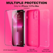 Compatible with iPhone 13 Pro Case, Premium Silicone Upgraded [Camera Protection] [Soft Anti-Scratch Microfiber Lining] Phone Case for iPhone 13 Pro 6.1''- Light Purple