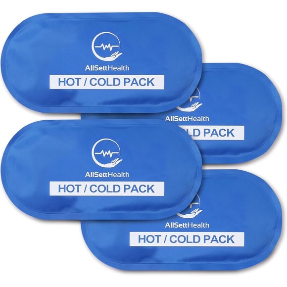 Reusable Hot and Cold Gel Ice Packs for Injuries | Cold Compress, Ice Pack, Gel Ice Packs, Cold Pack, Gel ice Pack, Cold Packs for Injuries, 10.5 in Long x 5 in Wide | 4 Pack