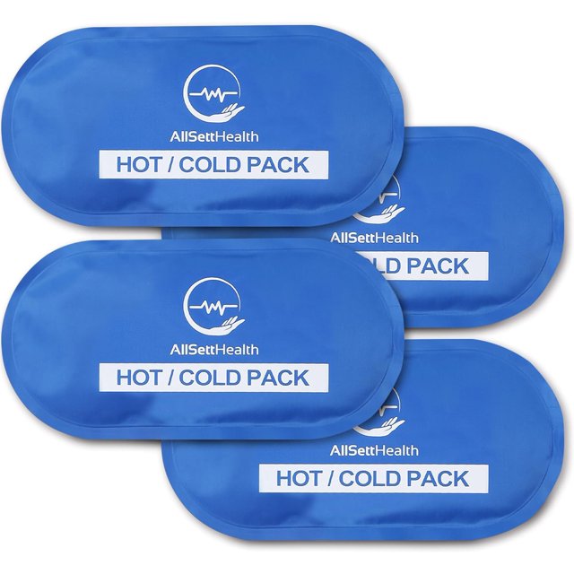 Reusable Hot and Cold Gel Ice Packs for Injuries | Cold Compress, Ice Pack, Gel Ice Packs, Cold Pack, Gel ice Pack, Cold Packs for Injuries, 10.5 in Long x 5 in Wide | 4 Pack