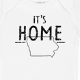 thumbnail image 4 of Inktastic It's Home- State of Iowa  Outline Distressed Text Boys or Girls Baby Bodysuit, 4 of 5