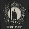 thumbnail image 2 of Junior's Hocus Pocus Black Flame Candle Cowl Neck Sweatshirt Black X Small, 2 of 4