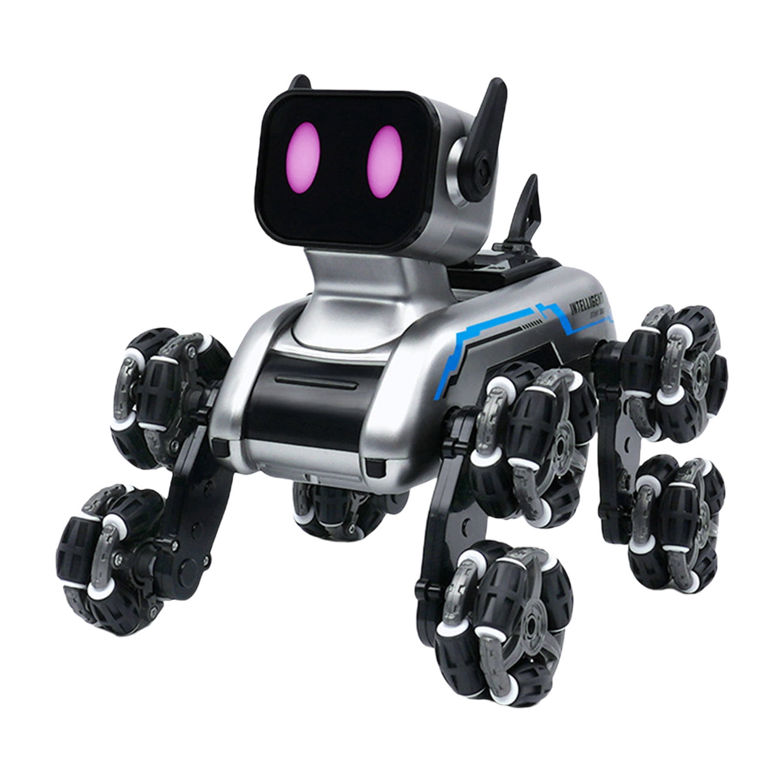 YOHAVEN Gesture Sensing Stunt Robot Dog Car, Remote Control Stunt Car with 360° Spins LED Lights Music for Party Indoor Outdoor Play Decor