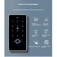 thumbnail image 2 of Fingerprint Door Lock, Password Card Reader IP65 Smart Digital Access Controller （black）, 2 of 5