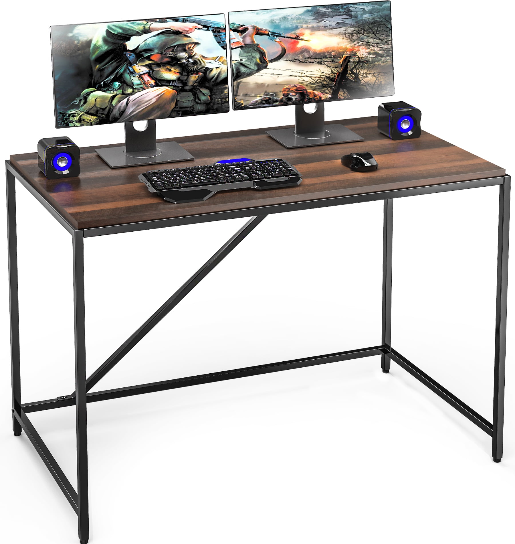 Computer Desk Laptop PC Table Gaming Desk Study Workstation W/ Drawers Shelf LY 