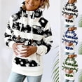 thumbnail image 5 of Jersey cálido de invierno para mujer, sudaderas informales de manga larga, prendas de vestir con capucha y cordón a la moda con bolsillos Pompotops gfhjh7555, 5 of 5