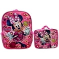 thumbnail image 5 of Ruz Group Kid's Licensed 16 Inch Backpack With Removable Lunch Box Set Minnie Mouse Pink, 5 of 6