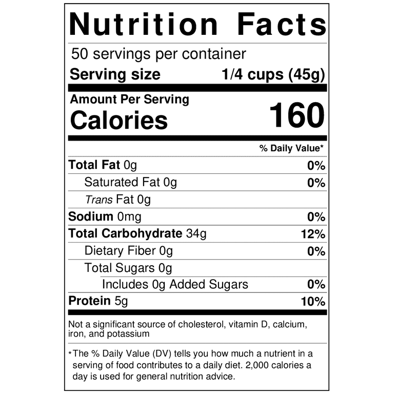 Parish Rice, Farm to Table, Low Glycemic Index, High Protein, Gluten Free, 2 lb Value Bag