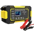 thumbnail image 1 of Cargador de Batería para Auto, Cargador Inteligente de 12V 6A con Función de Goteo, Mantenedor de Batería Automotriz de 12V, Desulfatador con Compensación de Temperatura para Auto, Camión, Motociclet, 1 of 8