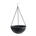 thumbnail image 2 of Wrought Iron Hanging Planter with Chains, 12-Inch Metal Flower Bowl for Indoor Outdoor Balcony Wall Decor, Rustproof Modern Greenery Holder fors Pothos, 2 of 9