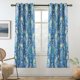 thumbnail image 1 of Cortinas DriftAway con estampado de pavo real, 132 x 160 cm, 80% opacas, 1 of 8