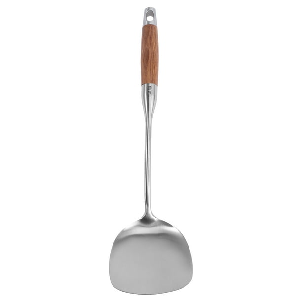 Pala de acero inoxidable Anti-escaldado, antiadherente, pala, utensilios de cocina, accesorios para el hogar, restaurante, uso diario (espátula de sartén)