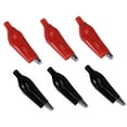 thumbnail image 1 of 20pcs Metal Alligator Clip Crocodile Electrical Clamp Testing Probe Meter with Plastic Boot Car Auto Battery (10 Red and 10 Black), 1 of 6