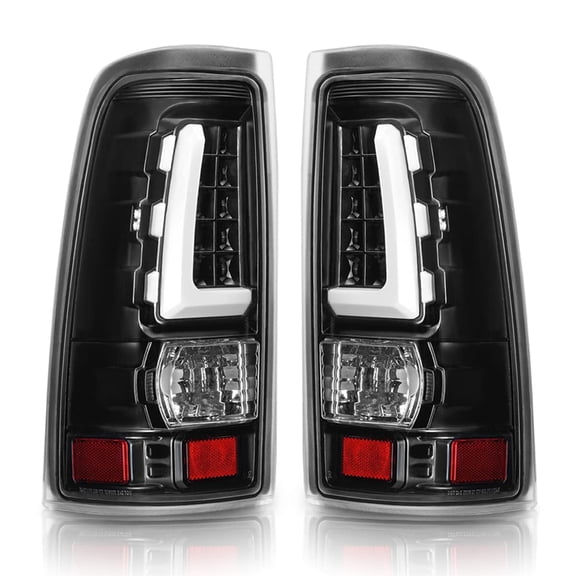 RVNI Rear LED Tube Tail Lights for 1999-2006 Chevy Silverado 99-02 GMC Sierra 1500