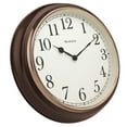 thumbnail image 3 of Westclox 15.5" Round Woodgrain Look Analog QA Wall Clock, 3 of 5