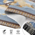 thumbnail image 6 of Yayeee Runner Rug for Bedroom 2'x6' Machine Washable Hallway Non Slip Mat, Winter Mountain, 6 of 8