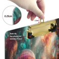 thumbnail image 6 of FORMRS Acrylic Clipboard with Low Profile Clip Standard A4 Letter Size, 12.5" x 9", Psychedelic Forest, 6 of 8