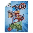 thumbnail image 3 of Marvel The Avengers I Am A Hero 4 Piece Toddler Bed Set, 3 of 8