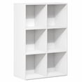 thumbnail image 5 of Furinno LUDER 6-Cube Bookcase with Open Storage Shelves, 11.6 x 23.9 x 35.7 Inches, White, 5 of 5