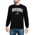 thumbnail image 3 of Men's Colosseum Black Providence Friars Arch & Logo Crew Neck Sweatshirt, 3 of 4