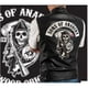 thumbnail image 4 of Sudadera con capucha y cremallera para hombre, disfraz de cosplay, chaqueta cálida, recién llegada, sudadera con capucha de Sons of Anarchy para otoño e invierno, 4 of 5