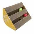 thumbnail image 1 of Almohadilla para Rascar para Gatos, Garras de Molienda Multiusos, Tabla para Rascar Gatos Con Pelota de Juguete, Cama Para Rascar Corrugada para Gatitos de Interior, 1 of 7