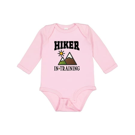 

Inktastic Future Hiker in Training Gift Baby Boy or Baby Girl Long Sleeve Bodysuit