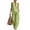 Light Green #006, variant on Summer 2 Piece Sets for Women V Neck Halter Tops and Pants Set Lightweight Two Piece Linen Lounge Sets with Pockets, XL