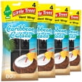thumbnail image 1 of Ambientador para Auto LITTLE TREES Vent Wrap Caribbean Colada x16, 1 of 6