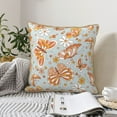 thumbnail image 6 of Kll Retro Floral Butterfly Decorative Throw Pillow Covers Velvet Soft For Couch Sofa Bedroom Living Room Outdoor -20"X20", 6 of 8