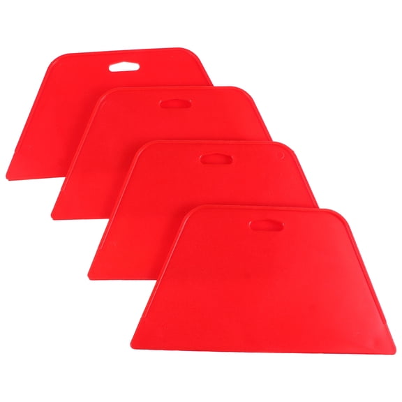STRANDCHIC Wallpaper Smoothing Tools Wallpaper Smoothing Equipment Red Plastic 4 Pcs