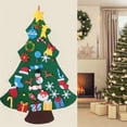 thumbnail image 5 of Wadada Felt Christmas Tree for Toddlers Kids, 3.2FT DIY Wall Christmas Felt Tree with 31 Pcs Detachable Ornaments Wall Decor with Hanging Rope for Boys Girls Xmas Gifts Home Door Decoration, 5 of 6